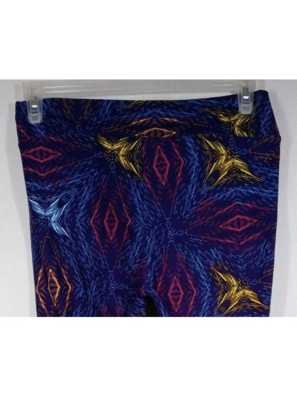 New LuLaRoe Tall & Curvy Leggings Purple With Brightly Colored Designs
